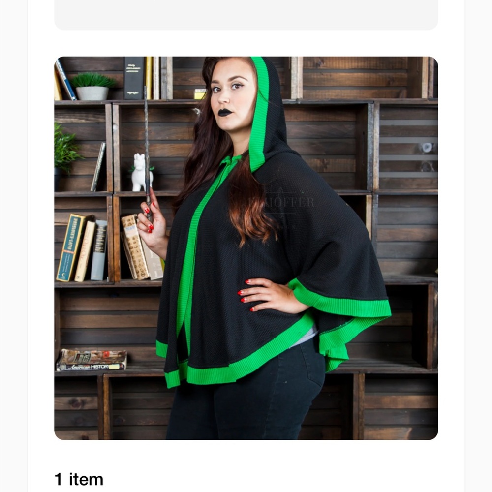 Elhoffer Fantastic Witching Cape - Slytherin